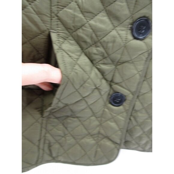 Gumps San Francisco Jacket Small Quilted Coat Button Up Insulated - Picture 4 of 11